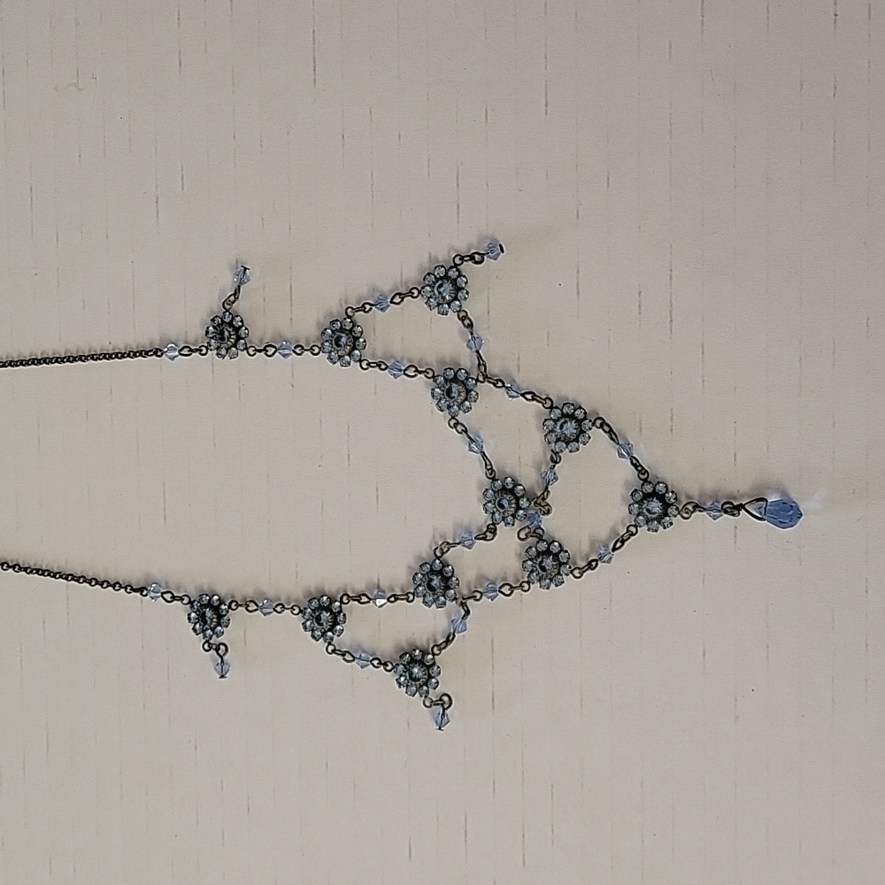 Vintage Austrian crystal choker necklace